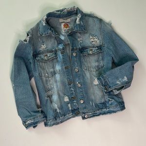 Zara Girls Distressed Looney Tunes Jacket